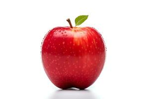 Apple isolated on white background AI generated photo