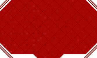 Elegant red background with pattern and white accent vector