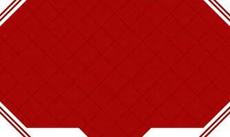 Elegant red background with pattern and white accent vector