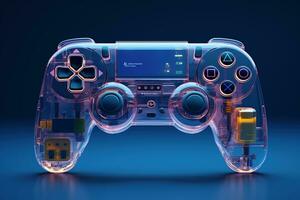 3D Realistic Game Console, Videogame Joystick or Gamepad photo