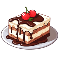 Dessert Eis Illustration ai generativ png