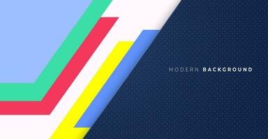 modern abstract colorful geometric background design vector