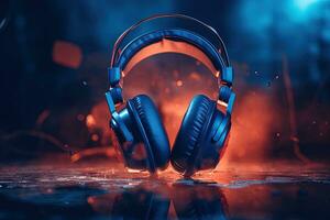 3D Realistic Headphone photo