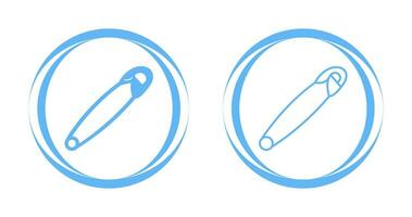 Safety Pin Vector Icon