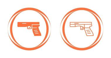 icono de vector de pistola