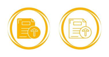 Files Upload Vector Icon