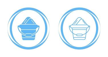 Sand Bucket Vector Icon