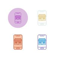 Mobile Store Vector Icon