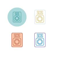 Sos Vector Icon