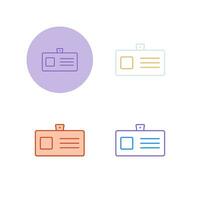 Identity Card Vector Icon