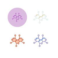 Molecule Structure Vector Icon