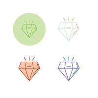 Diamond Vector Icon