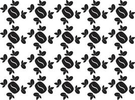 coffee beans pattern vector