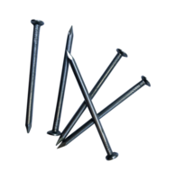 pile of iron nails isolated png