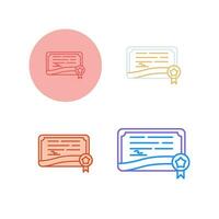 Certificate Vector Icon