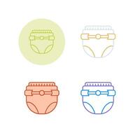 Diaper Vector Icon