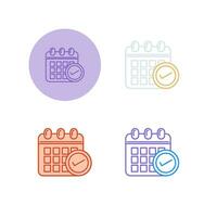 Schedule Vector Icon