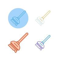 Broom Vector Icon