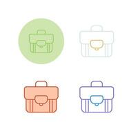 icono de vector de maleta