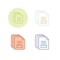 Document Vector Icon