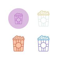 Popcorn Vector Icon