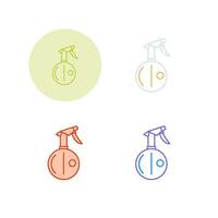 Water Spray bottle Vector Icon