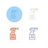 Cleaning Spray Vector Icon