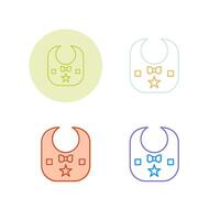 Baby Bib Vector Icon