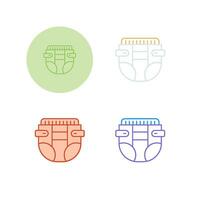 Diaper Vector Icon