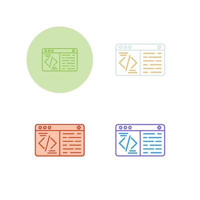 Coding Vector Icon