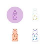 Eco Bottle Vector Icon