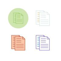 Files Vector Icon