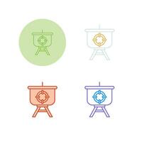 Target Presentation Vector Icon