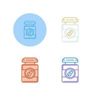 Peanut Butter Vector Icon