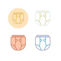 Diaper Vector Icon