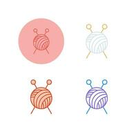 Knitting Vector Icon