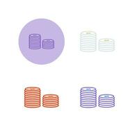 Stack of Coins Vector Icon