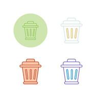 Garbage Vector Icon