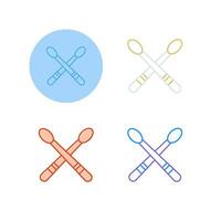 Drumsticks Vector Icon