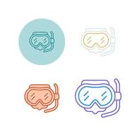 Diving Mask Vector Icon