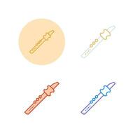 Flute Vector Icon