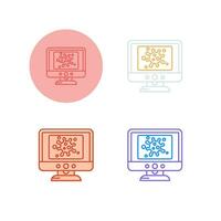 Virus Lcd Vector Icon
