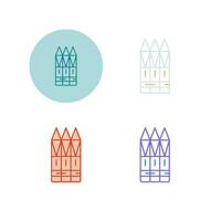 Crayons Vector Icon