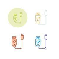 Usb Cable Vector Icon