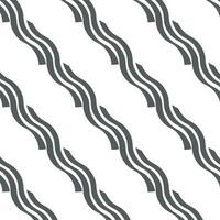 simple abstract seamless grey color zig zag pattern vector