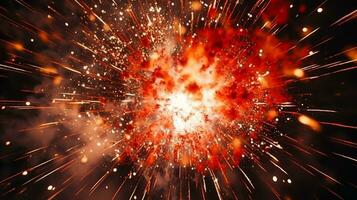 A close-up of a firecracker exploding in slow motion, diwali stock images, realistic stock photos