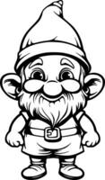 Cute Gnome Vector Illustration