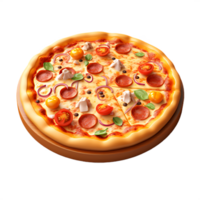 fresh delicious pizza png