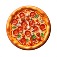 fresh delicious pizza png