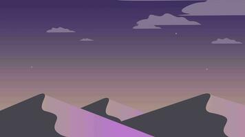 mountain in the night background 2d animation motionmountain in the night background 2d animation motion video